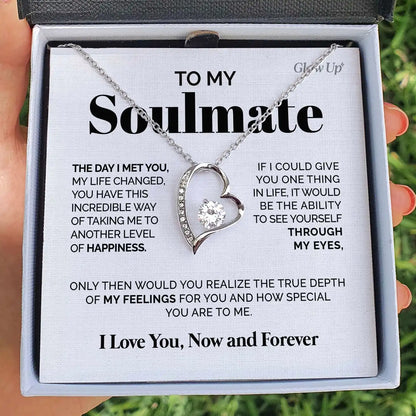 "To My Soulmate" Forever Love Necklace