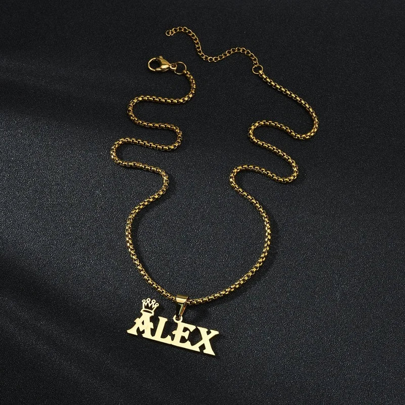 Custom Name Necklace Custom Jewelry Stainless Steel Personalized