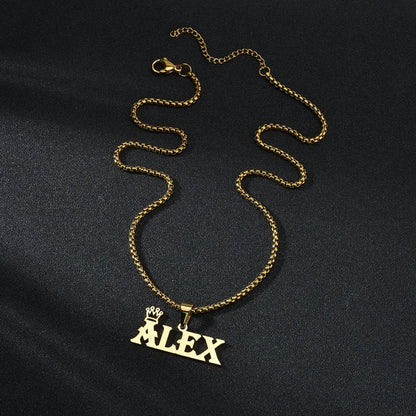 Custom Name Necklace Custom Jewelry Stainless Steel Personalized