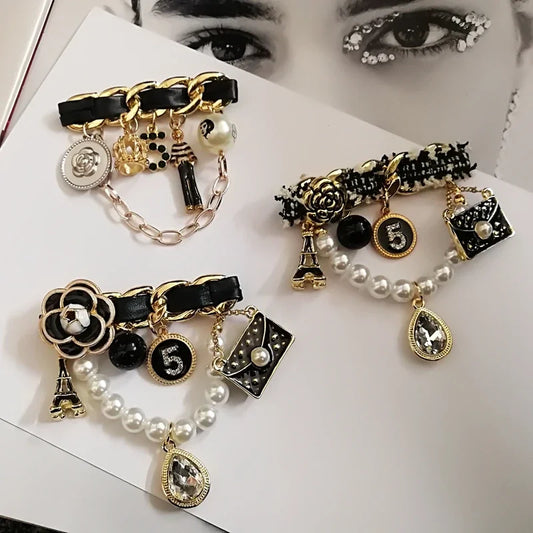 Classic Pearl Brooches for Women, Trendy Luxury Jewelry