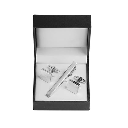 Cufflinks and Tie Clip Set Men's French Shirt Cufflinks