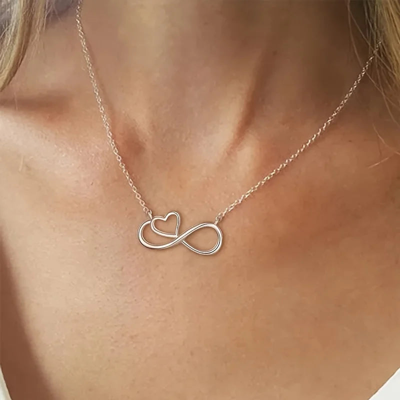 To My Bonus Daughter” Infinite Love Necklace With Gift Box