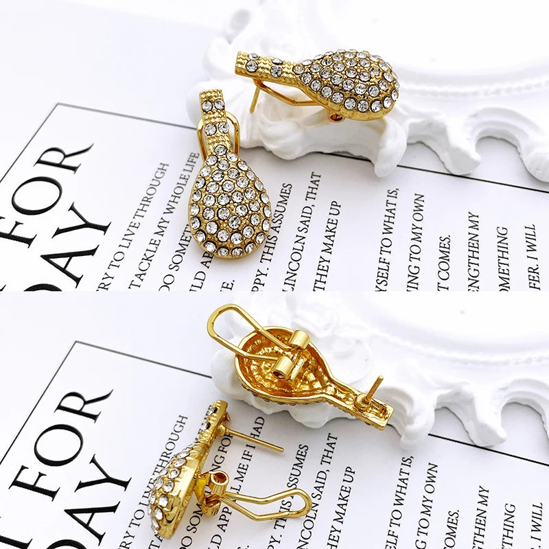 Dubai Gold Color Women Jewelry Set – Classic 18K Gold Plated Elegance