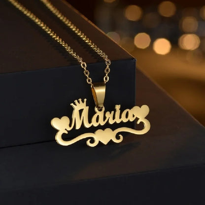 Custom Name Necklace Custom Jewelry Stainless Steel Personalized