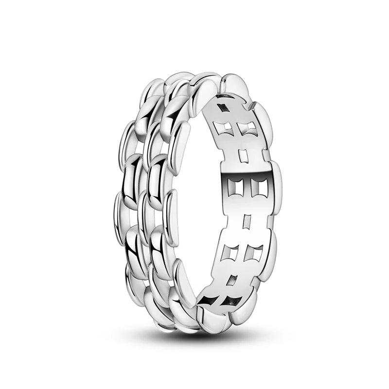 925 Silver Hollow Ring Size 6-9 Flower Sun Design