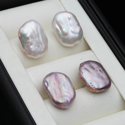 Real Freshwater Baroque Pearl Earrings