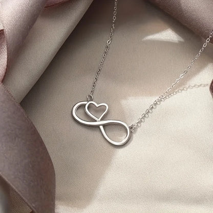 To My Bonus Daughter” Infinite Love Necklace With Gift Box