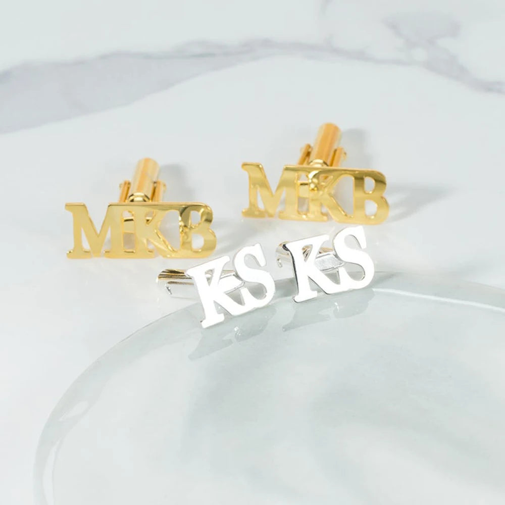 Custom Stainless Steel Men's Shirt Cufflinks