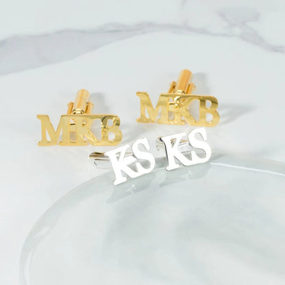 Custom Stainless Steel Men's Shirt Cufflinks