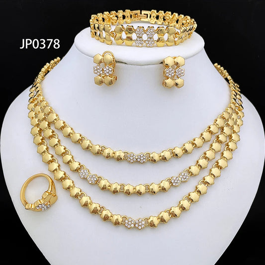 Unique Gold Set Jewelry Set Combos – Uniqueura