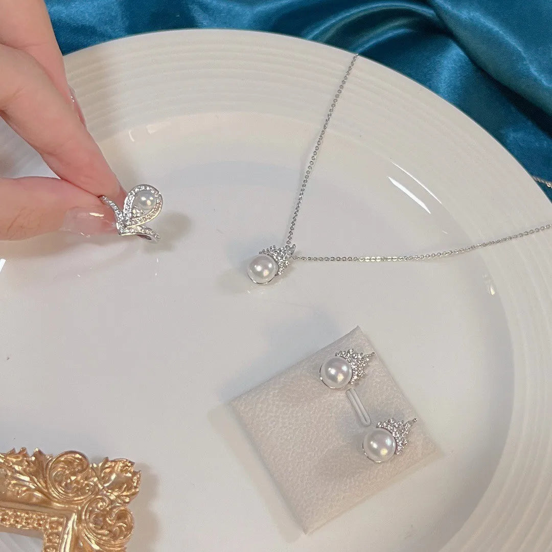New Fashion Freshwater Pearl Jewelry Set