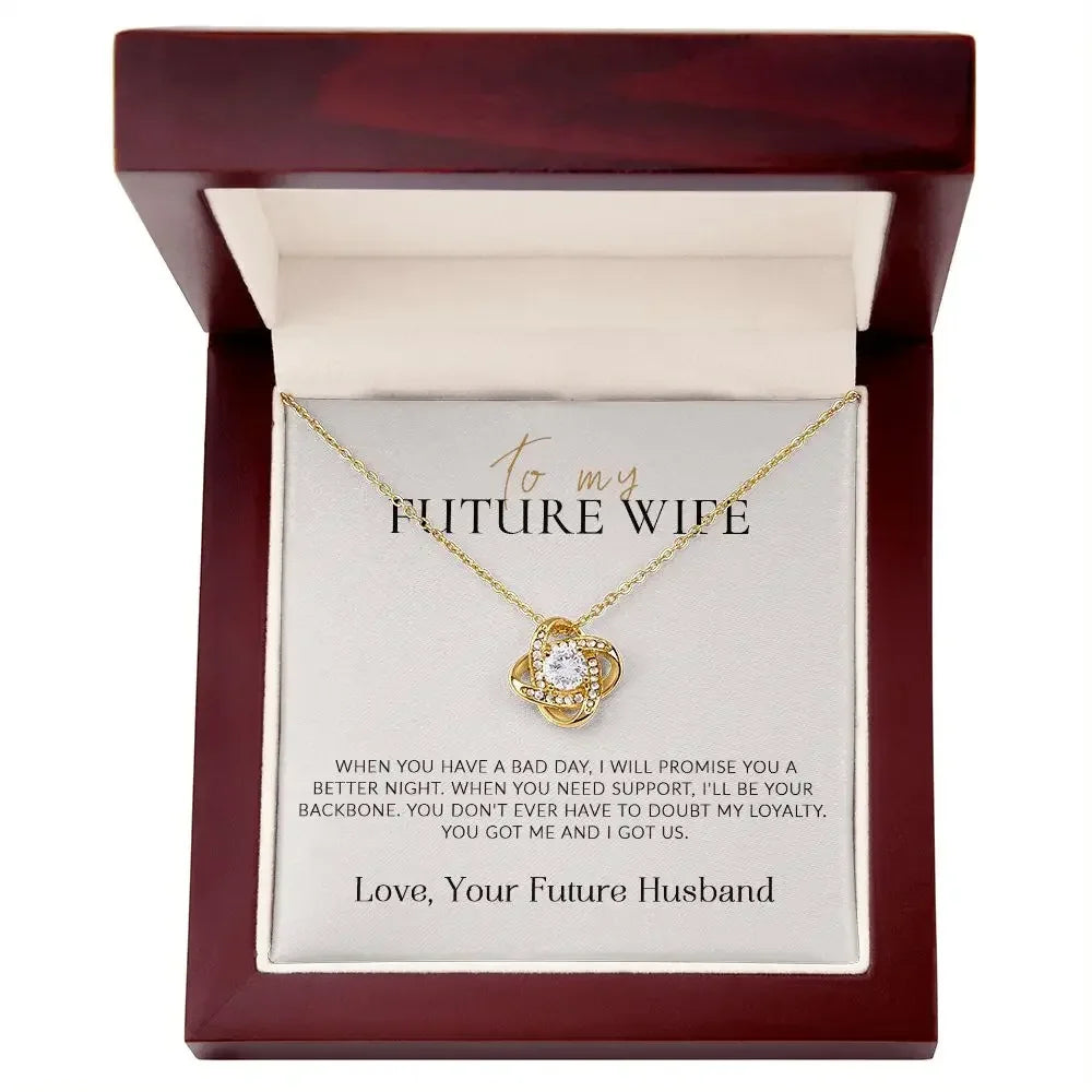 Love Knot Stainless Steel Necklace – A Perfect Gift for Her