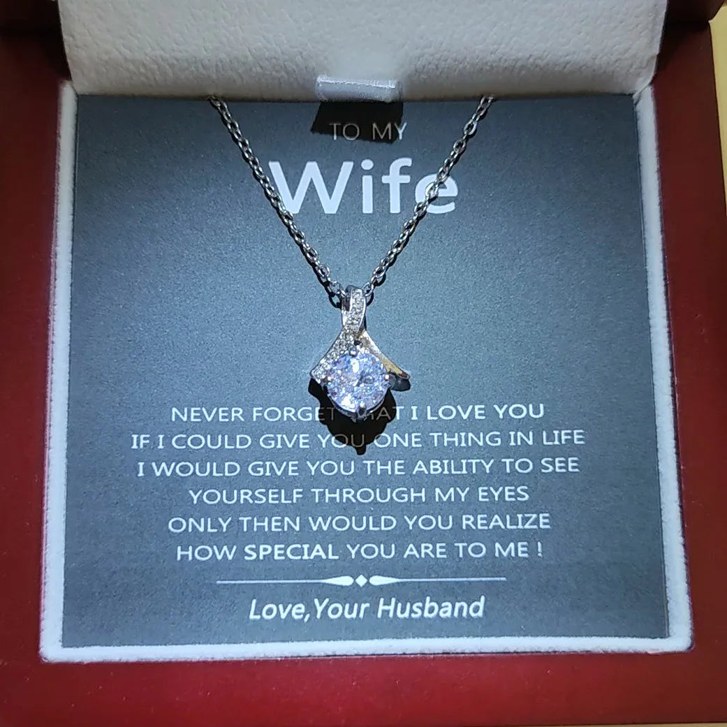 Heart Pendant Necklace – Gift for Wife from Husband