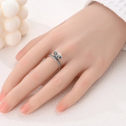 925 Silver Infinite Love Firefly Zircon Rings For Women