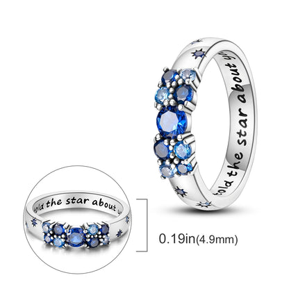 925 Silver Infinite Love Firefly Zircon Rings For Women