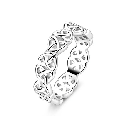 925 Silver Hollow Ring Size 6-9 Flower Sun Design