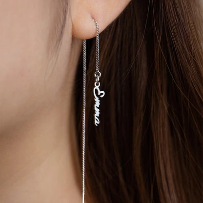 UNIQUEURA Personalised Chains Tassel Earrings for Women