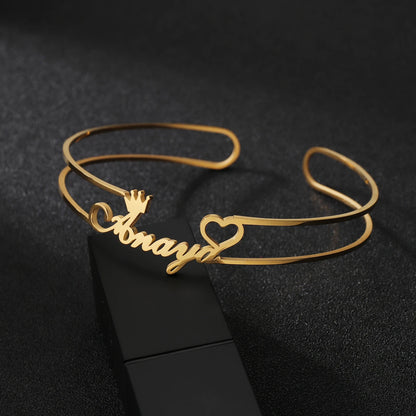 Customized Letter Name Bracelet – Personalized Bangles for All