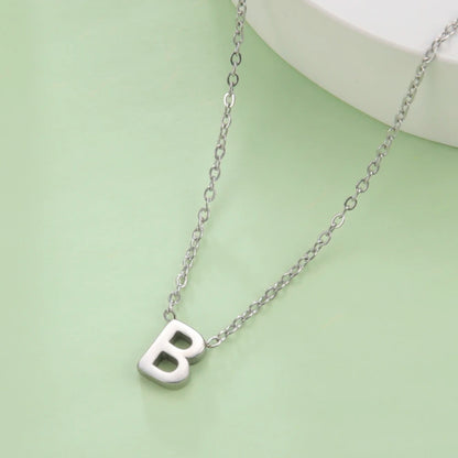 UNIQUEURA Minimalist Initial A-Z Letter Necklace for Women
