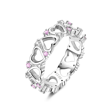 925 Silver Hollow Ring Size 6-9 Flower Sun Design