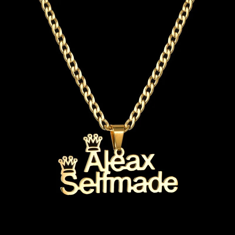 Custom Name Necklace Custom Jewelry Stainless Steel Personalized
