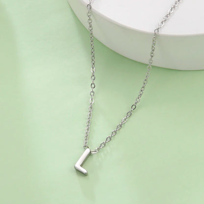 UNIQUEURA Minimalist Initial A-Z Letter Necklace for Women