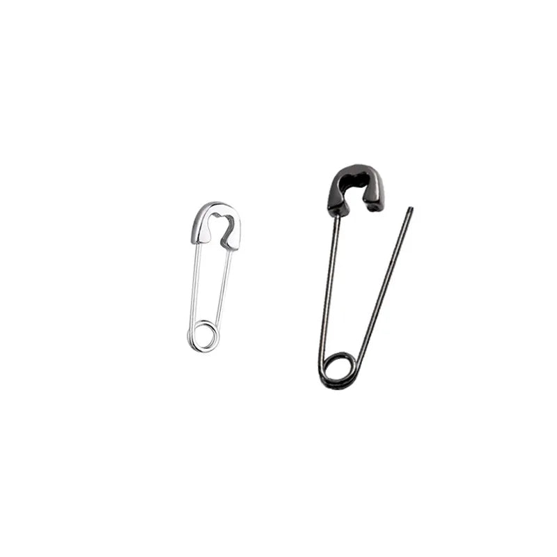 925 Sterling Silver Pin Earrings Unisex New Fashion Ear Stud Jewelry