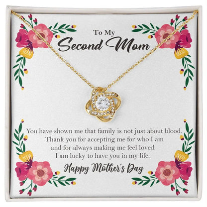 To My Mom Stainless Steel Love Knot Necklace – A Beautiful Mother’s Day Gift