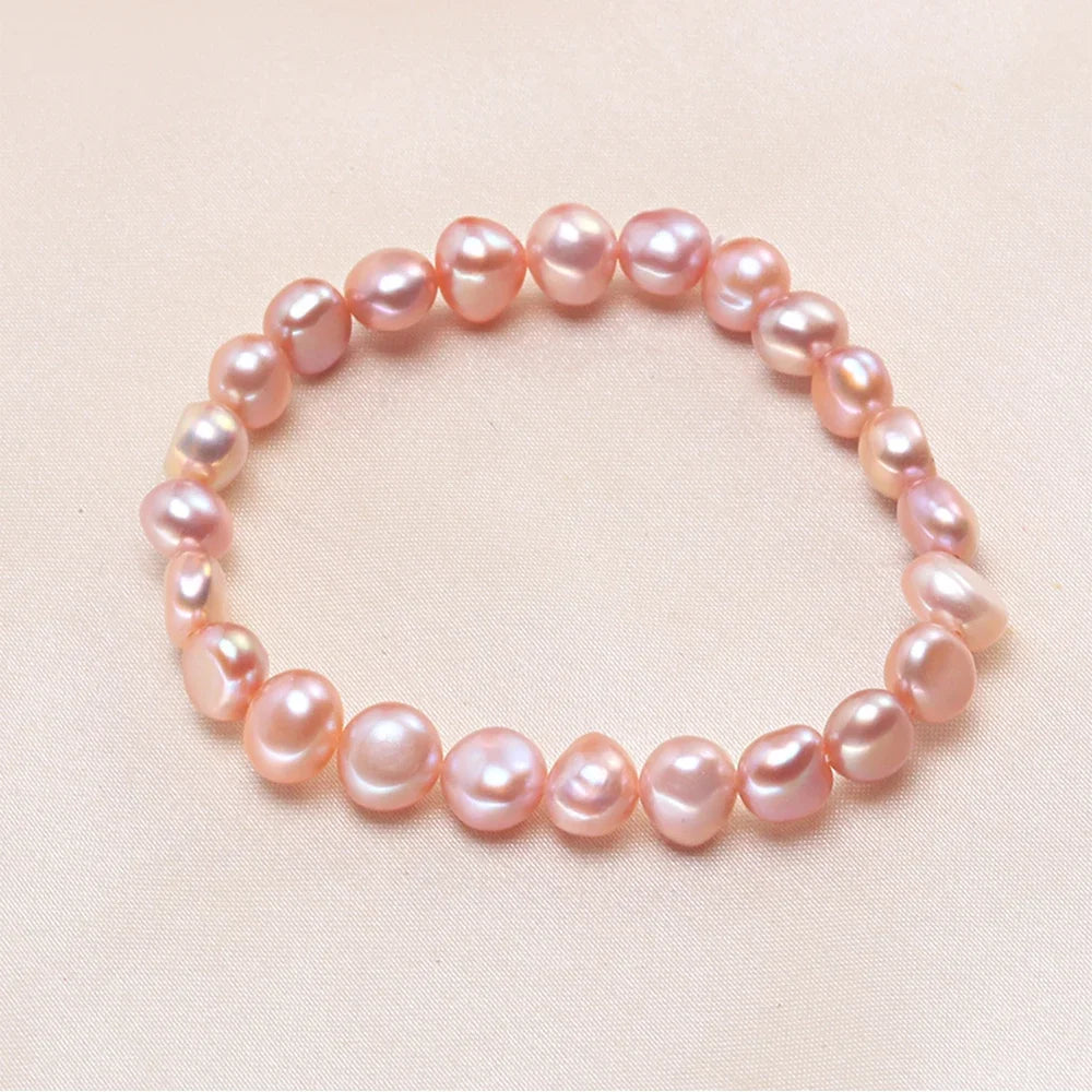 Baroque Pearl Bracelet for Women – AAA+ Quality Stretch Jewelry