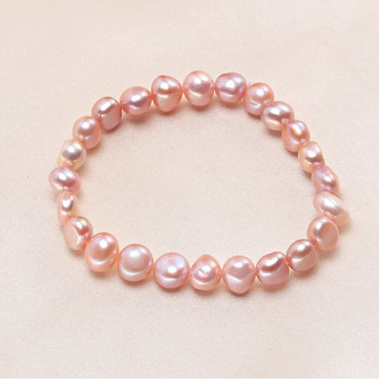 Baroque Pearl Bracelet for Women – AAA+ Quality Stretch Jewelry