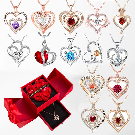 Luxury Zircon Pendant Necklace – A Timeless Romantic Gift