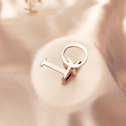 Personalized Groom Cufflinks Custom Men's Initials Jewelry Gift