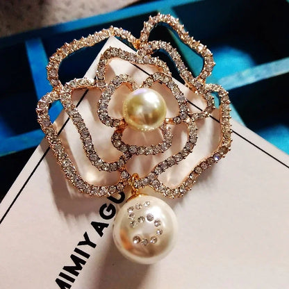 Classic Pearl Brooches for Women, Trendy Luxury Jewelry
