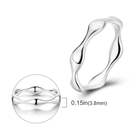 925 Silver Infinite Love Firefly Zircon Rings For Women