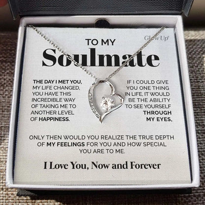 "To My Soulmate" Forever Love Necklace