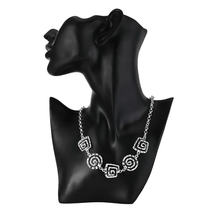 S925 Jewelry Sets Fine Thread Earrings Bracelets Necklace