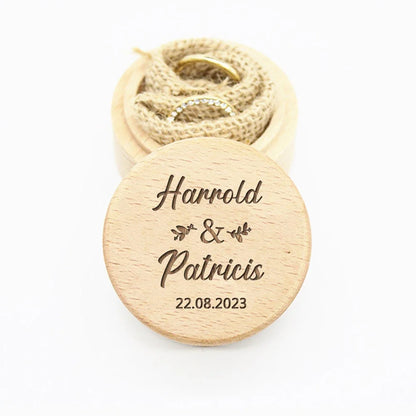 Personalized Wedding Ring Box