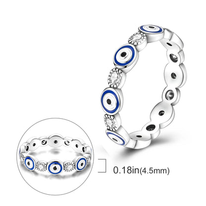 925 Silver Infinite Love Firefly Zircon Rings For Women