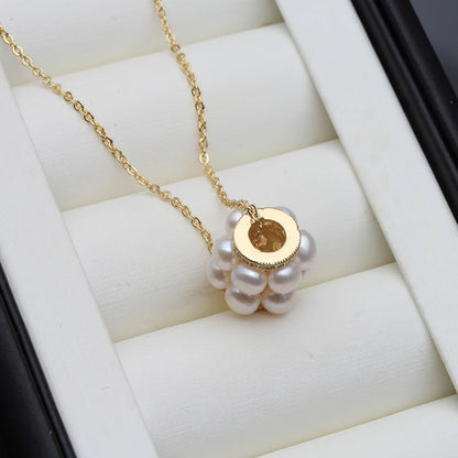 Natural Freshwater Pearl Necklace Pendant For Women