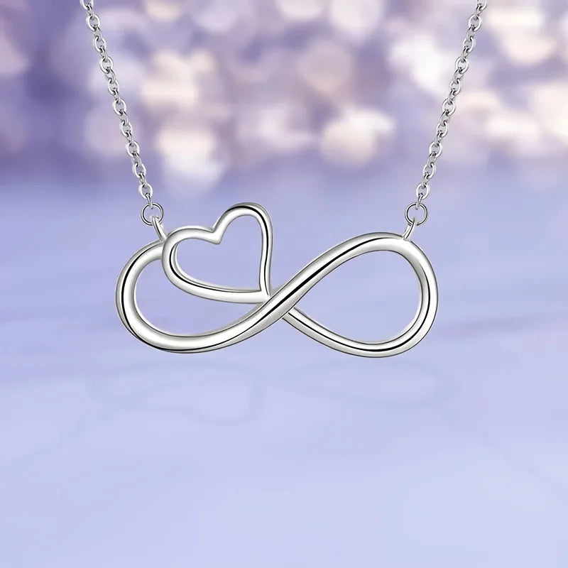 To My Bonus Daughter” Infinite Love Necklace With Gift Box