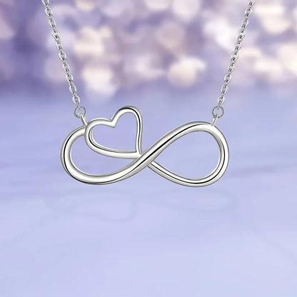 To My Bonus Daughter” Infinite Love Necklace With Gift Box