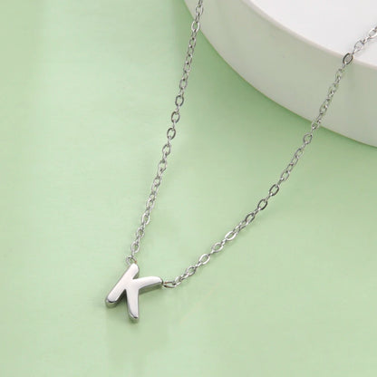 UNIQUEURA Minimalist Initial A-Z Letter Necklace for Women