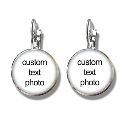 Personalized 16MM Photo Earrings