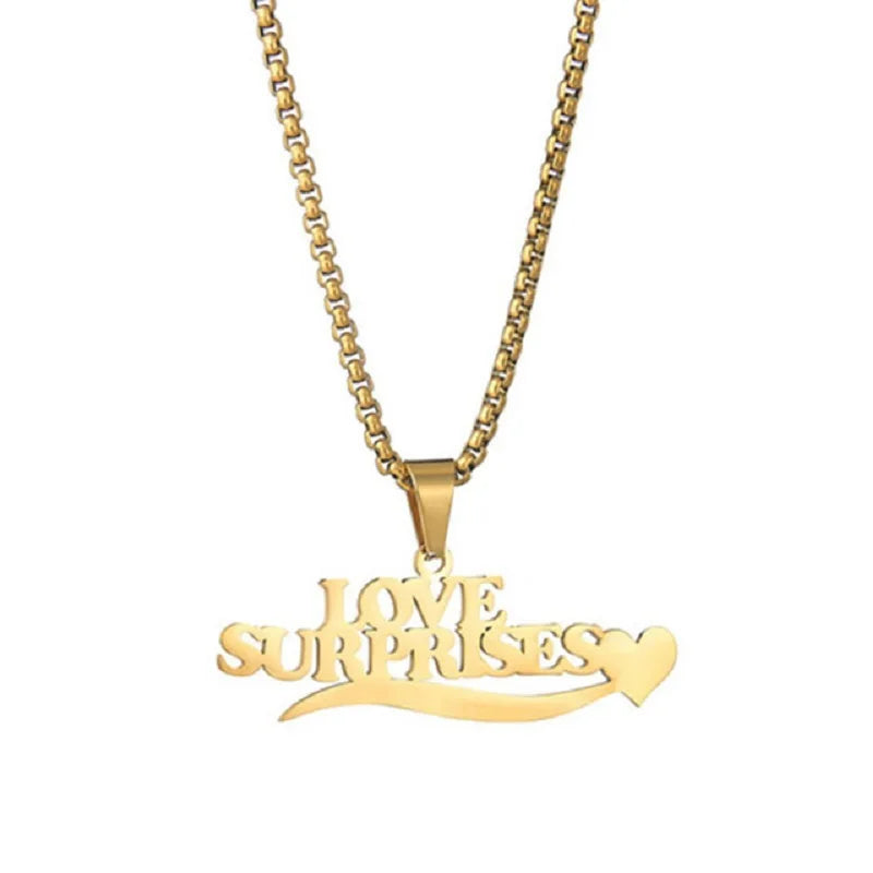 Custom Name Necklace Custom Jewelry Stainless Steel Personalized