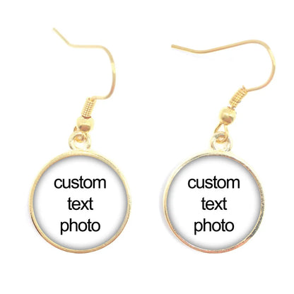 Personalized 16MM Photo Earrings