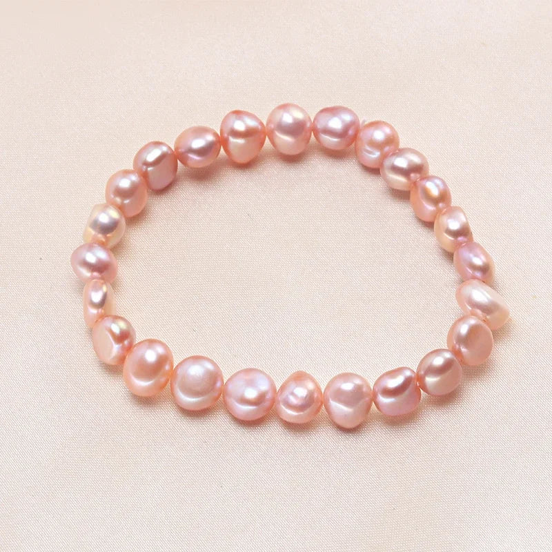 Baroque Pearl Bracelet for Women – AAA+ Quality Stretch Jewelry