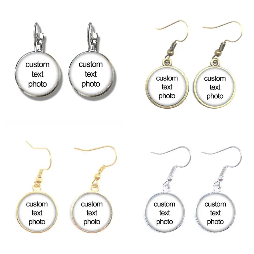 Personalized 16MM Photo Earrings