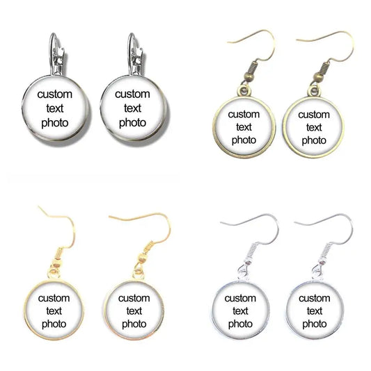 Personalized 16MM Photo Earrings
