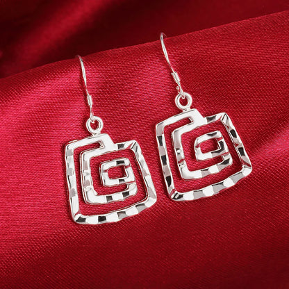 S925 Jewelry Sets Fine Thread Earrings Bracelets Necklace