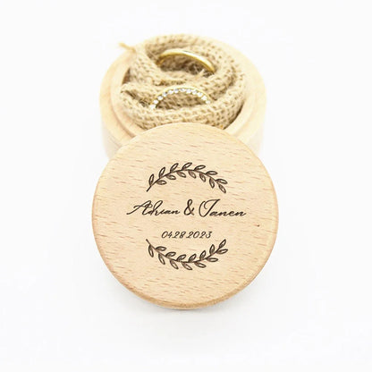 Personalized Wedding Ring Box